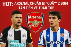HOT: Arsenal chuẩn bị “quẩy” 2 bom tấn tiền vệ tuần tới!